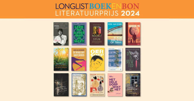 Boekenbon Literatuurprijs 2024 winnaar shortlist en longlist