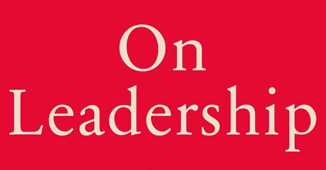 On Leadership boek van de Engelse politicus Tony Blair