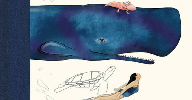 Het meisje, de walvis, de schildpad en de axolotl boek van Katinka Polderman