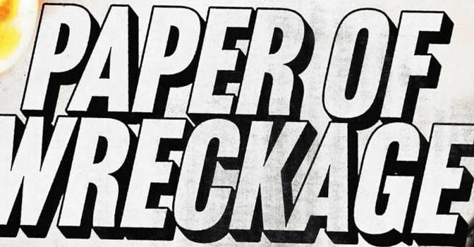 Paper of Wreckage Book about the New York Post newspaper