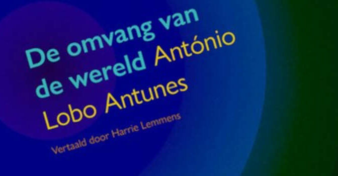 De omvang van de wereld roman van de Portugese schrijver Antonío Lobo Antunes